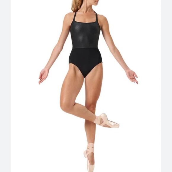 Bloch - Kari Leather Camisole Leotard - Size S - Picture 1 of 7